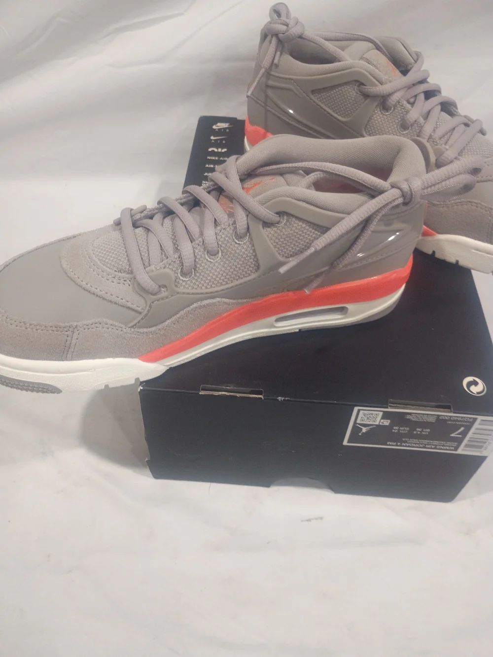 Jordan WMNS Air Jordan 4 RM Enigma Stone/Wild Mango - Kids' Shoes